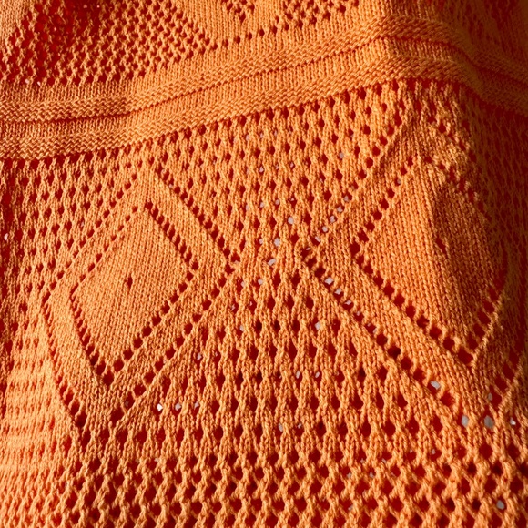 🧡 Willow & Wind 2-Piece Knit Set – Orange Crop Top & Skirt (Size M) - Picture 5 of 6